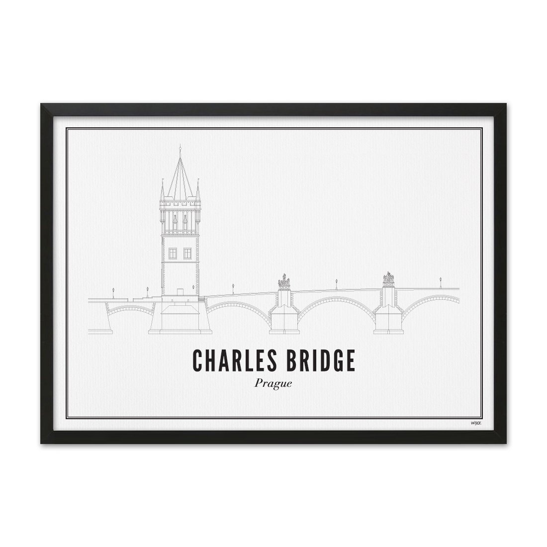 Affiches de Prague - Pont Charles | WIJCK.